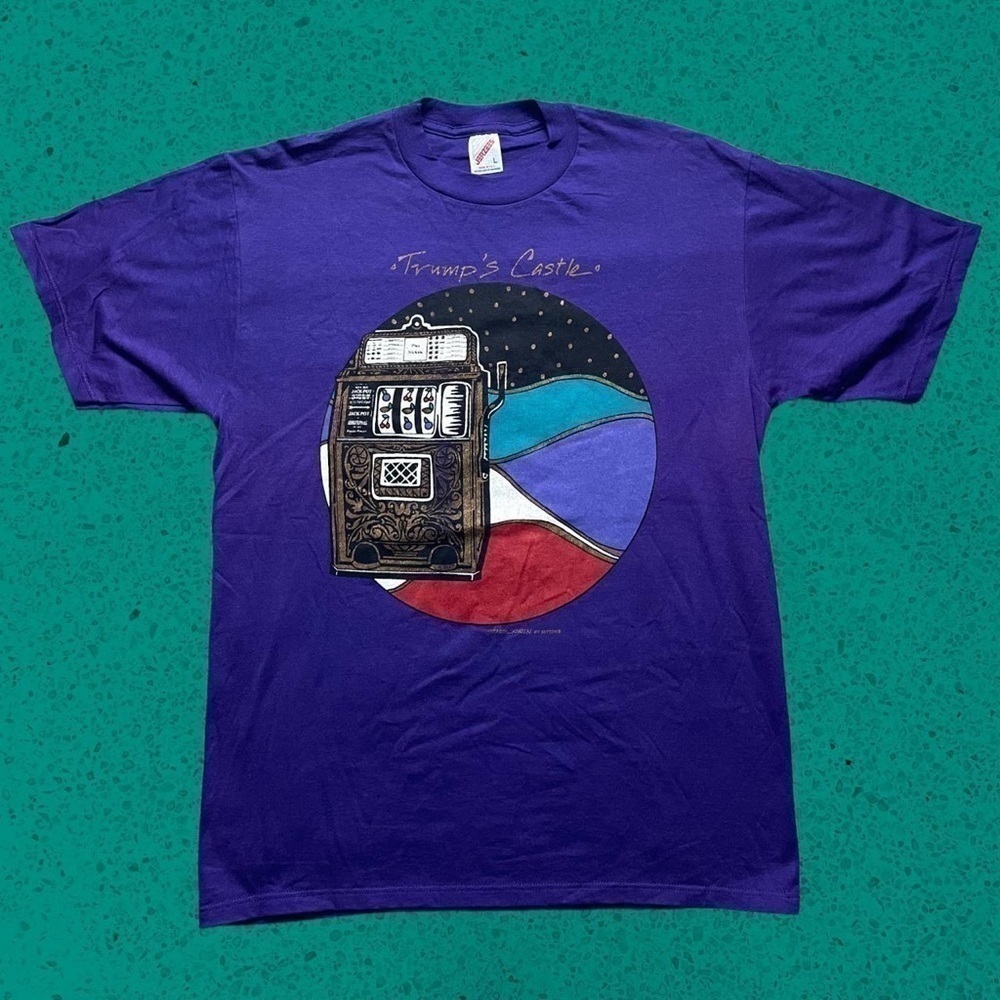 Trump castle vintage t shirt